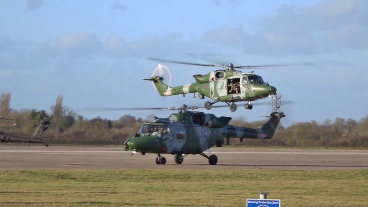 Army Lynx at Wattisham Final Flight