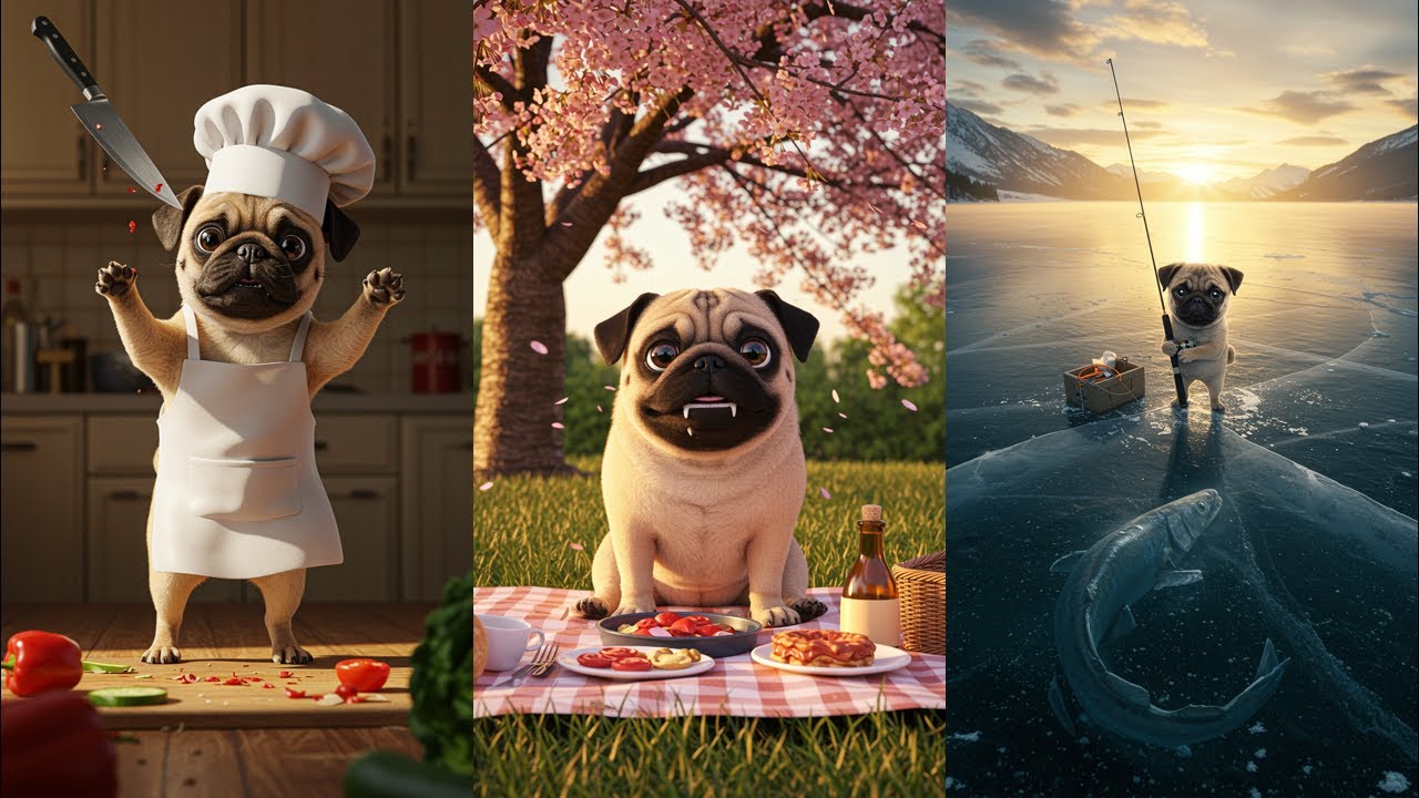 Nonomen funny video😂😂😂 Various Dogs Cooking Anime