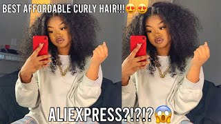 BEST AFFORDABLE CURLY ALIEXPRESS HAIR?!😱😍Ft. ISEE Hair ALIEXPRESS