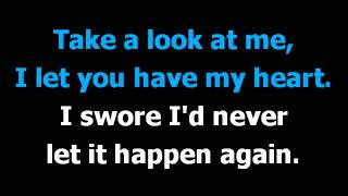Biggest part of me   Brian Mcknight   Karaoke   Lyrics