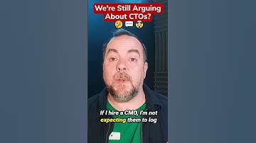 The fight over whether the CTO is a business role or not, continues #techstartup #shorts