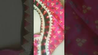 Beautiful One Side Blouse Design