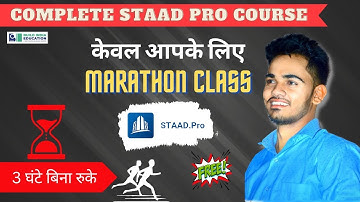 STAAD PRO FOR CIVIL ENGINEERING | staad pro tutorial | STAAD Pro for Beginner |Build India Education