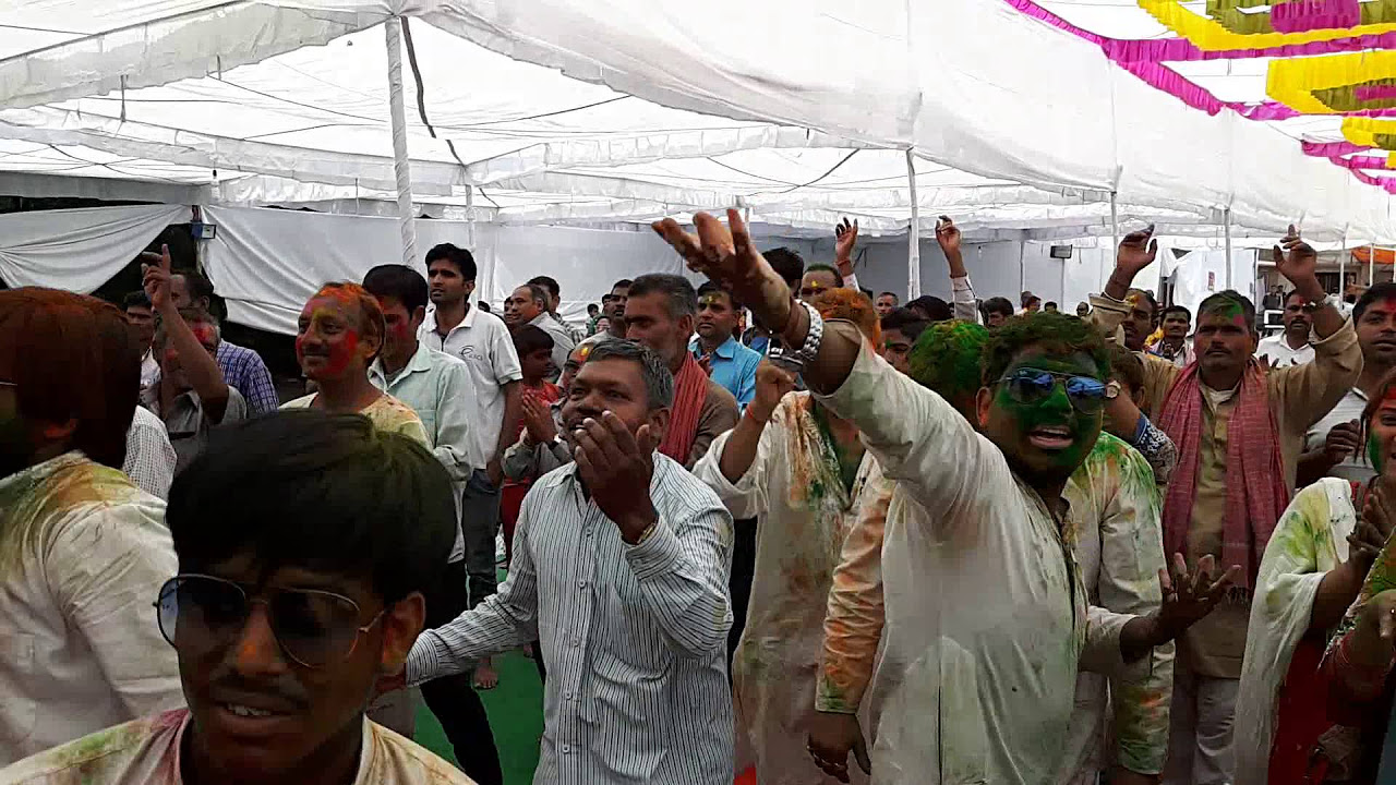 Gurudev nikhil Holi sebir jodhpur gurudham 2016  dance of butwal nepal group