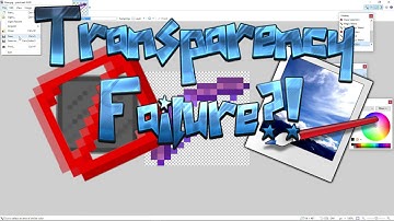 How to Fix Transparent Images Not Working in paint.net