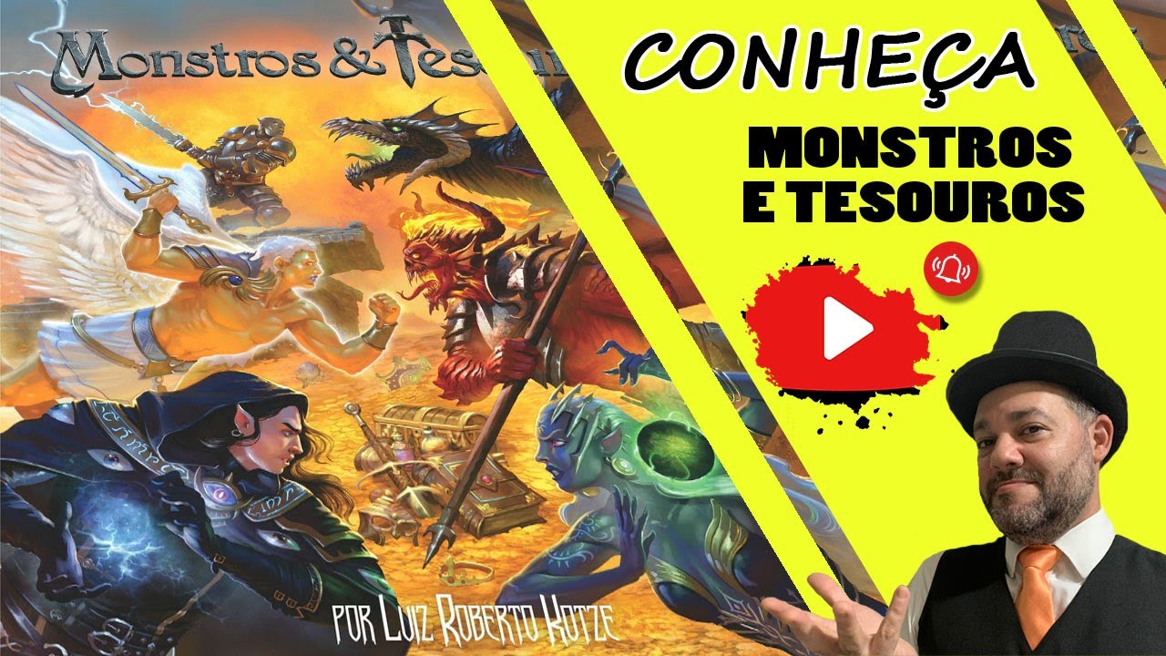 Monstros e Tesouros, um divertido jogo de cartas cheio de combates e  aventuras para você