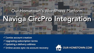 Naviga CircPro Integration | Our-Hometown CMS Platform Features