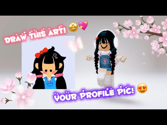 My avatar in Roblox vs My avatar in IbisPaint x on Make a GIF