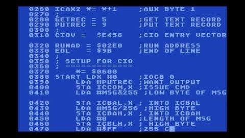 Assembler Editor CART RXG 4003 (Deutschland)