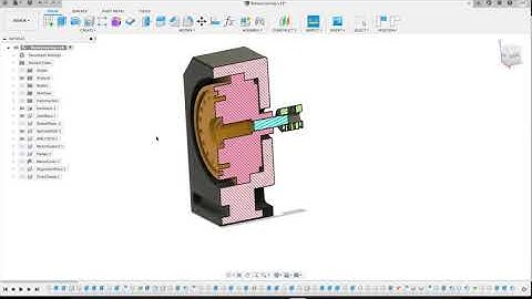 Cycloidal drive 4th axis - CAD design