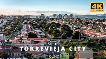 Torrevieja 4k Spain | Downtown Torrevieja Spain 4K drone footage | Costa blanca beaches spain 2021