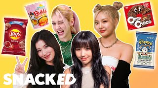 K-Pop's Favorite Snacks: TWICE, Jeon Somi, aespa, and (G)I-DLE Share Their Top Picks | Snacked