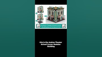 A cheap LEGO modular building! #lego #legoshorts #youtubeshorts #afol #legomoc #legocity #shorts