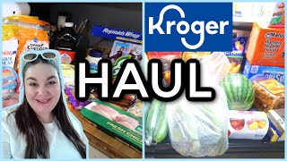 KROGER HAUL | 1-Week Grocery Haul \& Meal Plan | September 2022