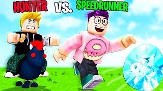 Can We Beat The SPEEDRUNNER VS HUNTER CHALLENGE IN Roblox ADOPT ME?! (EXPENSIVE PRIZE!) screenshot 4