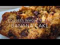 Eggless Whole Wheat Banana Cake | No Sugar Added | Banana Walnut Cake