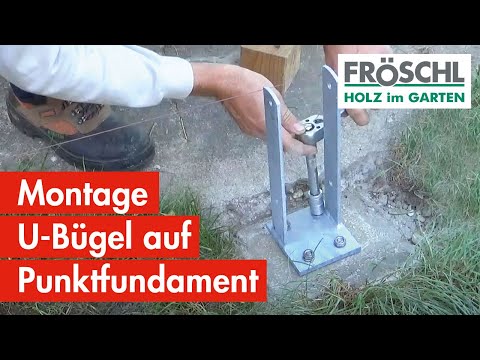 Video: So montieren Sie einen Deckrahmen an der Betonfundament