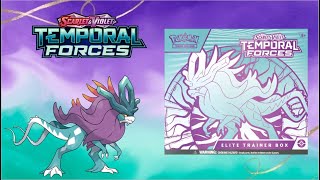 Unboxing Pokemon Temporal Forces Elite Trainer Box (Walking Wake Version)