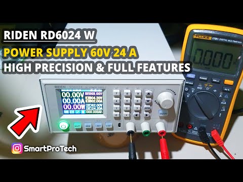 RIDEN RD6024 W Power Supply 60V 24A | High Precision & Full Features!