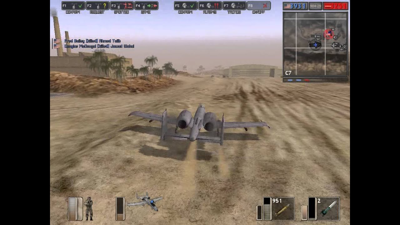 battlefield desert combat