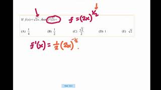 Chain Rule Example Problem - AP Calculus AB