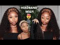 A HEADBAND WIG?! | THIS IS A GAME CHANGER! THROW ON & GO! | Myfirstwig | Chev B.