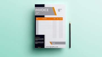 how to create corporate invoice design in corelDRAW Tutorial