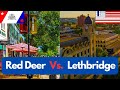 Comparing the alberta cities of red deer and lethbridge alberta reddeer lethbridge