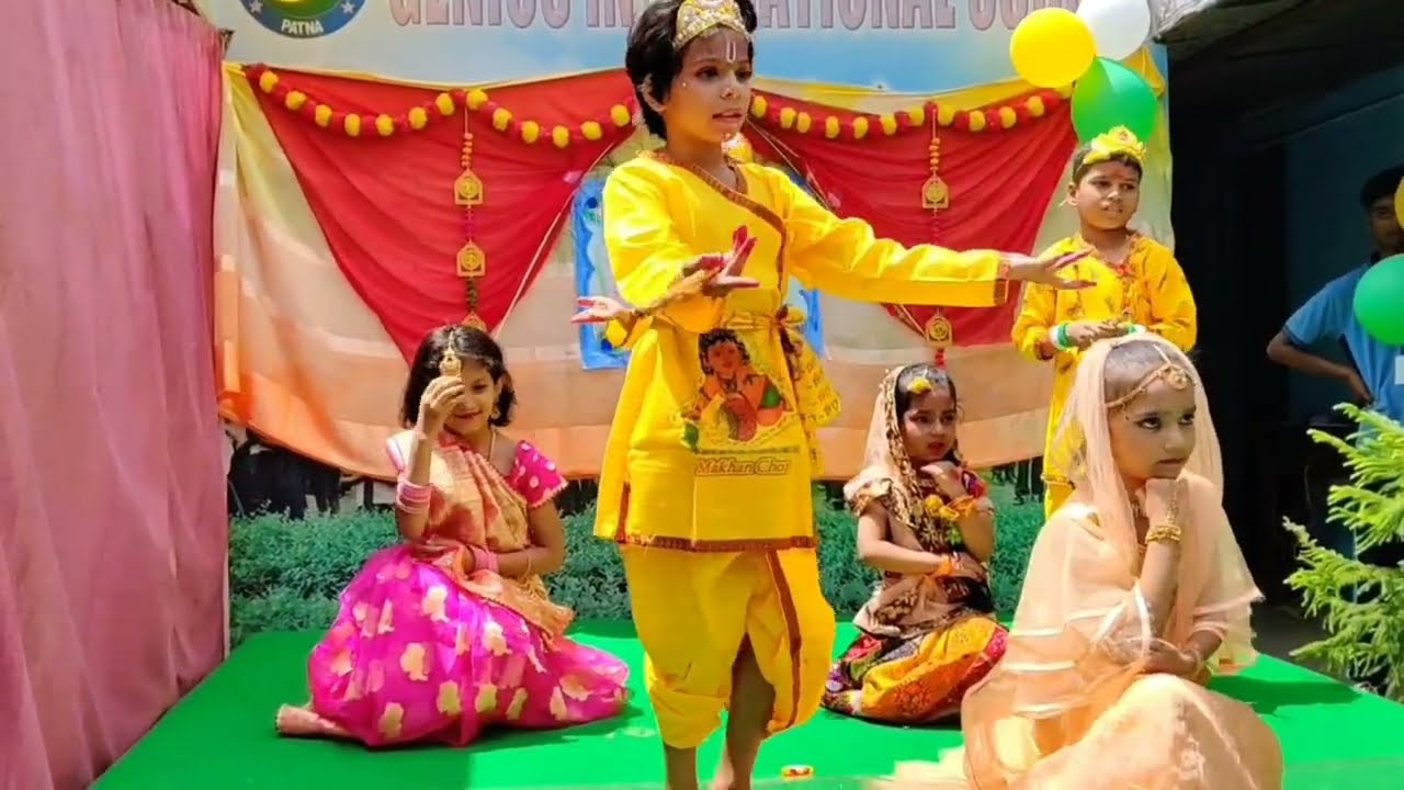 Shri Krishna janmashtami Celebration in Genius International School | #vokrishnahai |वो कृष्णा है |