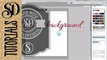 Importing and using patterns in Silhouette Studio and using glitter backgrounds