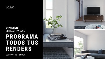 CÓMO RENDERIZAR AUTOMATICAMENTE VARIAS ESCENAS - 3DSMAX + VRAY 5