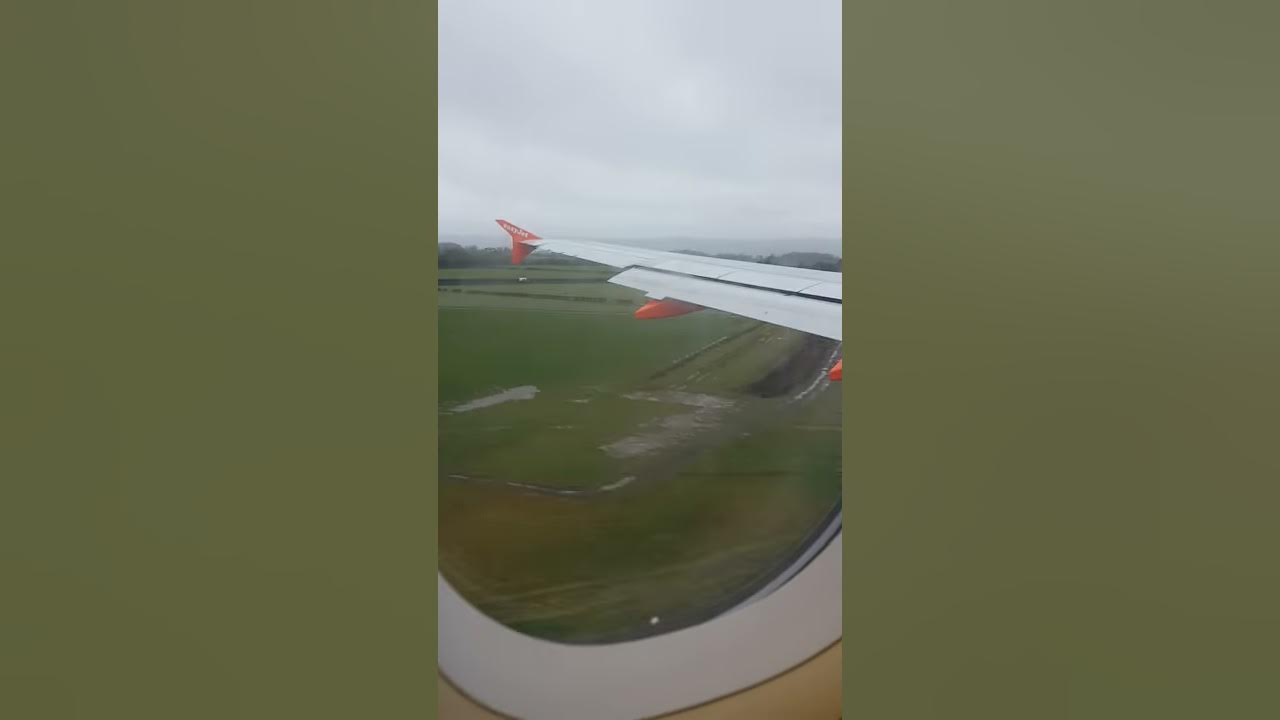 Second attempt at landing Bristol Airport | Storm Dennis | 15/02/20 ...