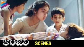 Baby shamili expires in the scenes from anjali telugu movie on
filmnagar. features raghuvaran, revathi, and tarun. prabhu in...