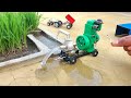 diy tractor diesel engine water pump science project || @KeepVilla