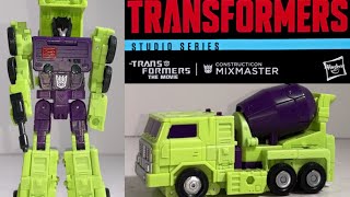 Famous How to transform Studio series Mixmaster. Transformers SS 86 movie voyager class mixmaster figure  Profile