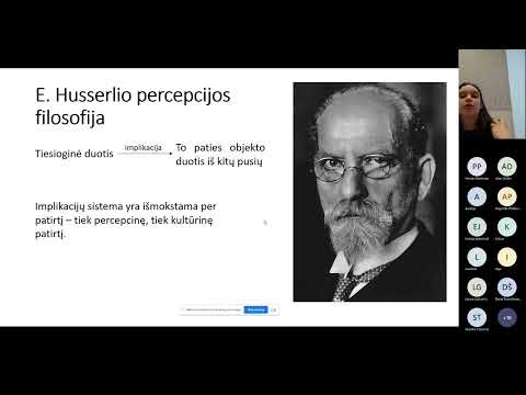 Video: Husserlio fenomenologija