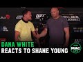 Dana White's hilarious confused reaction to Shane Young's Haka | UFC 253