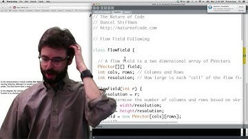 6.4: Steering Behaviors: Flow FIeld Following - The Nature of Code