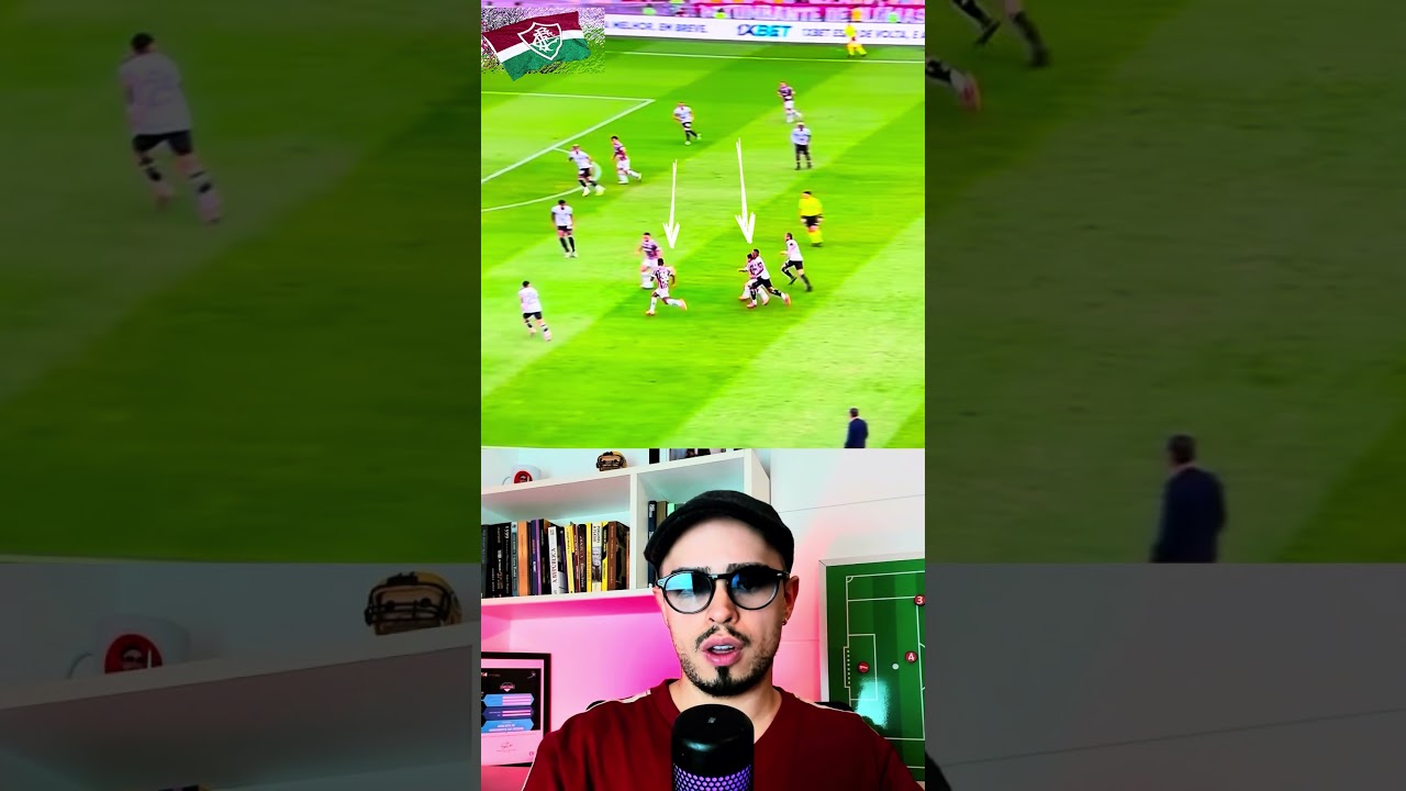 🔥GOLAÇO! ANÁLISE DO 1º GOL DO FLUMINENSE CONTRA O BOTAFOGO! #futebol #fluminense