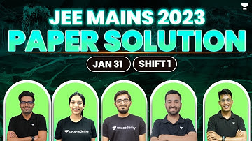 JEE Main 2023 Paper Discussion | 31st Jan - Shift 1 | JEE 2023 Questions and Solutions