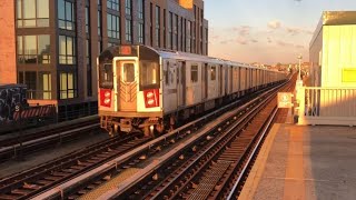 IRT Flushing line: 7 Local and Express trains at 90th St.