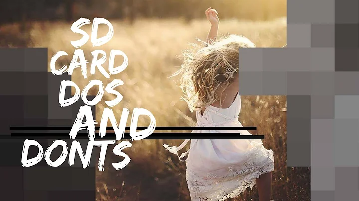 SD card Do's and Don'ts | Avoid Errors or corruption! | Teal Garcia