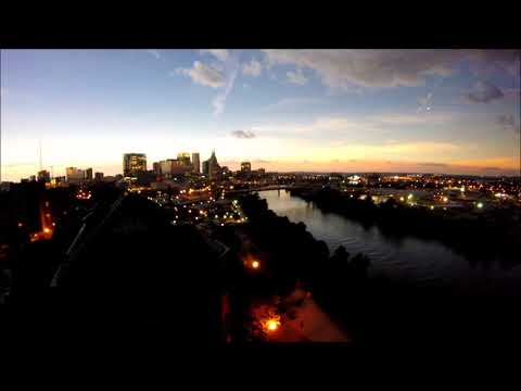 8x speed Solar Eclipse Downtown Nashville 8.21.17