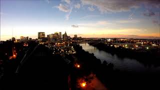 8x speed Solar Eclipse Downtown Nashville 8.21.17