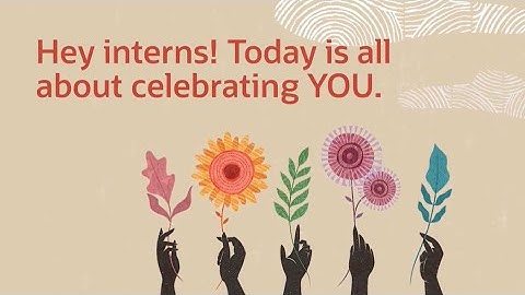 Oracle celebrates National Intern Day