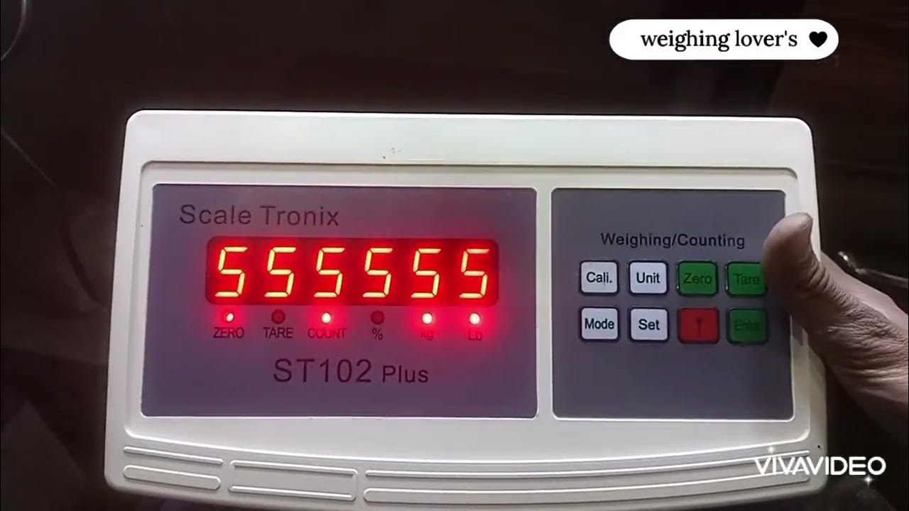 weighing indicator ST102 scale tronix weighing loadcells weighing 