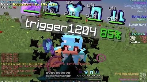 Minetime OP PVP ZeusNeroX vs trigger1204