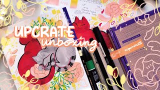 Upcrate unboxing ✿ mystery art subscription box!