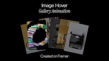 Image Hover Gallery Effect in Framer