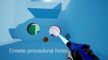 Hole in wall - Unreal Engine